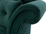 ΑΝΑΚΛΙΝΔΡΟ T.CHESTERFIELD NIOVI HM3008.03 ΚΥΠΑΡΙΣΣΙ ΒΕΛΟΥΔΟ-ΜΑΥΡΑ ΠΟΔΙΑ 187x61x82Υ