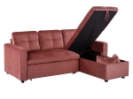ΚΑΝΑΠΕΣ ΓΩΝΙΑ ΚΡΕΒΑΤΙ WAYNE 224x147x85Υεκ. HM3028.12 ΒΕΛΟΥΔΟ ΣΑΠΙΟ ΜΗΛΟ