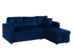 ΚΑΝΑΠΕΣ ΓΩΝΙΑ ΚΡΕΒΑΤΙ WAYNE 224x147x85Υεκ. HM3028.18 ΒΕΛΟΥΔΟ ΜΠΛΕ