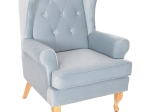 ΠΟΛΥΘΡΟΝΑ ΜΠΕΡΖΕΡΑ BRANDON HM3073.31 BABY BLUE ΒΕΛΟΥΔΟ-ΠΟΔΙΑ ΣΕ ΦΥΣΙΚΟ 82,5x80x104Υεκ