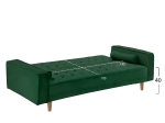 ΚΑΝΑΠΕΣ ΚΡΕΒΑΤΙ SALVADOR HM3150.13 ΒΕΛΟΥΔΟ ΚΥΠΑΡΙΣΣΙ 223X90X80Y εκ.