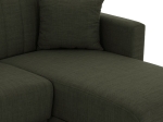 ΚΑΝΑΠΕΣ ΚΡΕΒΑΤΙ GHUFRAN ΓΩΝΙΑ ΑΝΑΣΤΡΕΨΙΜΗ DARK OLIVE HM3244.05 200x133x77Yεκ.
