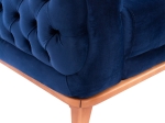 ΚΑΝΑΠΕΣ ΚΡΕΒΑΤΙ BENNINGTON ΤΡΙΘΕΣΙΟΣ ΜΠΛΕ HM3249.18 240x95x80 εκ.