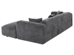 ΚΑΝΑΠΕΣ ΓΩΝΙΑ BRICKEN HM3275.04R ΑΝΘΡΑΚΙ ΥΦΑΣΜΑ 110-282x98-160x72Υεκ.