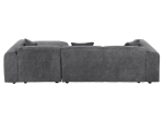 ΚΑΝΑΠΕΣ ΓΩΝΙΑ BRICKEN HM3275.04R ΑΝΘΡΑΚΙ ΥΦΑΣΜΑ 110-282x98-160x72Υεκ.