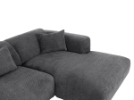 ΚΑΝΑΠΕΣ ΓΩΝΙΑ BRICKEN HM3275.04R ΑΝΘΡΑΚΙ ΥΦΑΣΜΑ 110-282x98-160x72Υεκ.