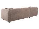 ΚΑΝΑΠΕΣ ΓΩΝΙΑ (ΑΡΙΣΤΕΡΗ) TREAT HM3277.02L ΣΚΟΥΡΟ ΜΠΕΖ ΥΦΑΣΜΑ 270x163x74Υεκ.