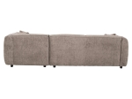 ΚΑΝΑΠΕΣ ΓΩΝΙΑ (ΔΕΞΙΑ) TREAT HM3277.02R ΣΚΟΥΡΟ ΜΠΕΖ ΥΦΑΣΜΑ 270x163x74Υεκ.