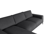 ΚΑΝΑΠΕΣ ΓΩΝΙΑ (ΑΡΙΣΤΕΡΗ) NOA HM3278.02L ΑΝΘΡΑΚΙ ΥΦΑΣΜΑ 288x90-157x67-80Υεκ.