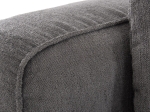 ΚΑΝΑΠΕΣ ΓΩΝΙΑ 3-ΘΕΣΙΟΣ GRACE HM3280.03R ΓΚΡΙ ΥΦΑΣΜΑ 252x105-160x70-90Υεκ.