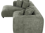 ΚΑΝΑΠΕΣ ΓΩΝΙΑ (ΑΡΙΣΤΕΡΗ) 3-ΘΕΣΙΟΣ GRACE HM3280.05L ΠΡΑΣΙΝΟ ΥΦΑΣΜΑ 252x160x70-90Υεκ