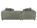 ΚΑΝΑΠΕΣ ΓΩΝΙΑ (ΑΡΙΣΤΕΡΗ) 3-ΘΕΣΙΟΣ GRACE HM3280.05L ΠΡΑΣΙΝΟ ΥΦΑΣΜΑ 252x160x70-90Υεκ