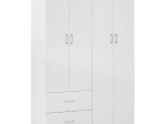ΝΤΟΥΛΑΠΑ 4ΦΥΛΛΗ ME 2 ΣΥΡΤΑΡΙΑ BLAKELY HM339.05 ΛΕΥΚΗ 120Χ42,5Χ180,5 εκ.