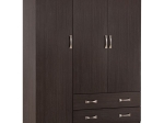 ΝΤΟΥΛΑΠΑ 3ΦΥΛΛΗ CARLY HM384.01 ΜΕ ΔΥΟ ΣΥΡΤΑΡΙΑ ZEBRANO 150X55Χ180Υεκ.