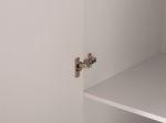 ΝΤΟΥΛΑΠΑ 3ΦΥΛΛΗ CARLY HM384.05 ΜΕ ΔΥΟ ΣΥΡΤΑΡΙΑ ΛΕΥΚΗ 150X55Χ180Υεκ.