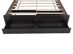 ΚΡΕΒΑΤΙ ΜΕΛΑΜΙΝΗΣ CAPRI HM399.11 ΜΕ 2ΣΥΡΤΑΡΙΑ-WENGE- ΓΙΑ ΣΤΡΩΜΑ 160x200εκ.