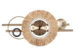 ΡΟΛΟΙ ΤΟΙΧΟΥ HM4200 ΜΕΤΑΛΛΟ & ΙΝΕΣ RAFFIA ΣΕ ΓΗΙΝΑ ΧΡΩΜΑΤΑ 100x49Υεκ.
