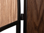 ΠΑΡΑΒΑΝ 6-ΦΥΛΛΟ ΜΟΝΗΣ ΟΨΗΣ CRYPT HM4221 MDF ΣΕ 4 ΧΡΩΜΑTA-ΜΑΥΡΟ ΜΕΤΑΛΛΟ 241x1,5x180Υεκ.