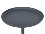 ΤΡΑΠΕΖΙ ΒΟΗΘΗΤΙΚΟ ΣΤΡΟΓΓΥΛΟ DELBEL HM4261.05 ΜΕΤΑΛΛΟ ΜΠΛΕ ΣΚΟΥΡΟ Φ39,5x53,5Υ εκ.
