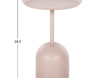 ΤΡΑΠΕΖΙ ΒΟΗΘΗΤΙΚΟ ΣΤΡΟΓΓΥΛΟ DELBEL HM4265.10 ΜΕΤΑΛΛΟ ΣΕ ΕΚΡΟΥ Φ45,5x58,5 εκ.