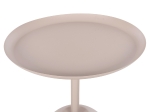 ΤΡΑΠΕΖΙ ΒΟΗΘΗΤΙΚΟ ΣΤΡΟΓΓΥΛΟ DELBEL HM4265.10 ΜΕΤΑΛΛΟ ΣΕ ΕΚΡΟΥ Φ45,5x58,5 εκ.