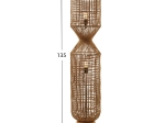 ΦΩΤΙΣΤΙΚΟ ΔΑΠΕΔΟΥ HM4357 ΜΕΤΑΛΛΟ-PAPER ROPE ΣΕ ΚΑΦΕ-2 ΛΑΜΠΕΣ Φ30x134Υεκ.