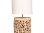 ΕΠΙΤΡΑΠΕΖΙΟ ΚΥΛΙΝΔΡΙΚΟ ΦΩΤΙΣΤΙΚΟ TWIGGY HM4427 DRIFTWOOD & ΜΠΕΖ ΚΑΠΕΛΟ Φ24.5x45Υεκ.