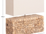 ΕΠΙΤΡΑΠΕΖΙΟ ΦΩΤΙΣΤΙΚΟ TWIGGY HM4437 DRIFTWOOD & ΛΕΥΚΟ ΚΑΠΕΛΟ 50.5x16x45.5Υεκ.