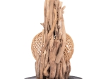 ΕΠΙΤΡΑΠΕΖΙΟ ΔΙΑΚΟΣΜΗΤΙΚΟ ΦΩΤΙΣΤΙΚΟ ASHIN HM4438 DRIFTWOOD--RATTAN 30x30x49Υεκ.