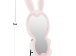 ΠΑΙΔΙΚΟΣ ΚΑΘΡΕΦΤΗΣ ΔΑΠΕΔΟΥ BUNNY HM4489.01 MDF ΡΟΖ & ΛΕΥΚΟ-ΜΑΥΡΟ STAND 80x162Υεκ.