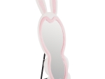 ΠΑΙΔΙΚΟΣ ΚΑΘΡΕΦΤΗΣ ΔΑΠΕΔΟΥ BUNNY HM4489.01 MDF ΡΟΖ & ΛΕΥΚΟ-ΜΑΥΡΟ STAND 80x162Υεκ.