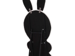 ΠΑΙΔΙΚΟΣ ΚΑΘΡΕΦΤΗΣ ΔΑΠΕΔΟΥ BUNNY HM4489.01 MDF ΡΟΖ & ΛΕΥΚΟ-ΜΑΥΡΟ STAND 80x162Υεκ.
