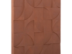ΠΙΝΑΚΑΣ ΤΕΤΡΑΓΩΝΟΣ ΣΕΙΡΑ SANTORINI HM4524 MDF ΣΕ ΚΑΦΕ ΧΡΩΜΑ 80x5(πάχος)x80Υεκ.