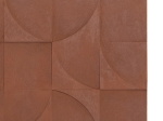 ΠΙΝΑΚΑΣ ΤΕΤΡΑΓΩΝΟΣ ΣΕΙΡΑ SANTORINI HM4524 MDF ΣΕ ΚΑΦΕ ΧΡΩΜΑ 80x5(πάχος)x80Υεκ.