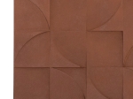 ΠΙΝΑΚΑΣ ΤΕΤΡΑΓΩΝΟΣ ΣΕΙΡΑ SANTORINI HM4524 MDF ΣΕ ΚΑΦΕ ΧΡΩΜΑ 80x5(πάχος)x80Υεκ.