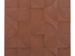 ΠΙΝΑΚΑΣ ΤΕΤΡΑΓΩΝΟΣ ΣΕΙΡΑ SANTORINI HM4524 MDF ΣΕ ΚΑΦΕ ΧΡΩΜΑ 80x5(πάχος)x80Υεκ.