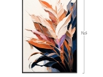 ΠΙΝΑΚΑΣ TOIXOY TROPICO HM4547.02 ΚΟΡΝΙΖΑ ΜΑΥΡΗ-ΚΑΜΒΑΣ ΕΚΤΥΠΩΣΗ ΦΥΛΛΑ 52,5x2,8x72,5Υεκ.