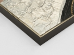ΠΙΝΑΚΑΣ ΤΟΙΧΟΥ ABSTRACT HM4552.02 ΜΕ ΚΟΡΝΙΖΑ ΜΠΕΖ-ΚΑΜΒΑΣ-ΧΕΙΡΟΠΟΙΗΤΟΣ 152x4.5x52Υεκ.