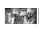ΠΙΝΑΚΑΣ ΤΟΙΧΟΥ SEDIMENT HM4576 ΜΕ ΚΟΡΝΙΖΑ ΜΑΥΡΗ-ΚΑΜΒΑΣ 142x4.5x72Υεκ
