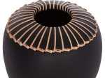 ΕΠΙΤΡΑΠΕΖΙΟ ΔΙΑΚΟΣΜΗΤΙΚΟ ΒΑΖΟ LENNOX HM4675.01L TΕΡΑΚΟΤΑ ΣΕ ΜΑΥΡΟ--Φ22x20Υεκ.