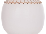 ΕΠΙΤΡΑΠΕΖΙΟ ΔΙΑΚΟΣΜΗΤΙΚΟ ΒΑΖΟ LENNOX HM4675.02L TΕΡΑΚΟΤΑ ΣΕ ΛΕΥΚΟ--Φ22x20Υεκ.