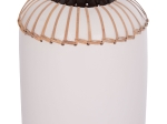ΕΠΙΤΡΑΠΕΖΙΟ ΔΙΑΚΟΣΜΗΤΙΚΟ ΒΑΖΟ LENNOX HM4675.02S TΕΡΑΚΟΤΑ ΣΕ ΛΕΥΚΟ--Φ18x33Υεκ.
