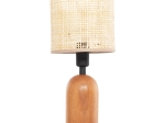 ΕΠΙΤΡΑΠΕΖΙΟ ΦΩΤΙΣΤΙΚΟ LYKTUR HM4709 ΜΠΕΖ ΚΑΠΕΛΟ WICKER-ΞΥΛΙΝΗ ΒΑΣΗ Φ15,5x35,5Υεκ.
