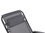 ΠΟΛΥΘΡΟΝΑ RELAX COMPANION HM5095.11 ΓΚΡΙ TEXTILENE-ΜΑΥΡΟ ΜΕΤΑΛΛΟ 67x145x110Υεκ.