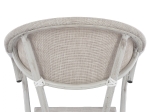 ΠΟΛΥΘΡΟΝΑ ΑΛΟΥΜΙΝΙΟΥ CLAY BAMBOO LOOK ΓΚΡΙ ΠΑΤΙΝΑ ΜΕ TEXTLINE HM5108 57x57x83cm