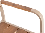 ΠΟΛΥΘΡΟΝΑ ΑΛΟΥΜΙΝΙΟΥ SAGA HM5127.04 ΣΑΜΠΑΝΙ ΜΕ POLYWOOD 55x52x86Yεκ.