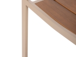 ΠΟΛΥΘΡΟΝΑ ΑΛΟΥΜΙΝΙΟΥ SAGA HM5127.04 ΣΑΜΠΑΝΙ ΜΕ POLYWOOD 55x52x86Yεκ.