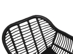 ΠΟΛΥΘΡΟΝΑ ΜΕ ΜΑΞΙΛΑΡΙ ΜΕΤΑΛΛΙΚΗ ALLEGRA HM5450.32 ΜΕ WICKER ΜΑΥΡΟ 58x59x82Υεκ.
