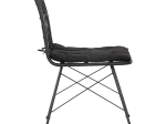 ΚΑΡΕΚΛΑ ΕΞ.ΧΩΡΟΥ ALLEGRA HM5453.12 ΜΕΤΑΛΛΟ-ΜΑΞΙΛΑΡΙ-WICKER ΜΑΥΡΟ 52x52x83,5Yεκ.