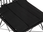 ΚΑΡΕΚΛΑ ΕΞ.ΧΩΡΟΥ ALLEGRA HM5453.12 ΜΕΤΑΛΛΟ-ΜΑΞΙΛΑΡΙ-WICKER ΜΑΥΡΟ 52x52x83,5Yεκ.